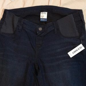 Old Navy maternity Rockstar side panel jeans 12L